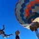 salto en paracaídas desde globo aerostático